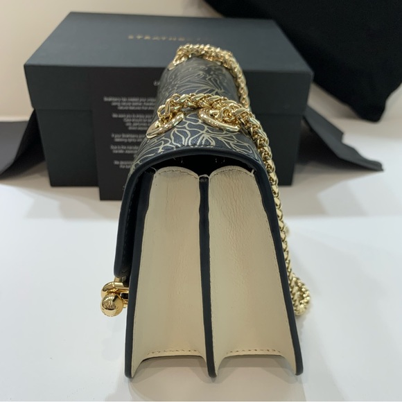 Rare Strathberry East West Mini - Black/Vanilla/Gold - Picture 7 of 16